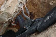 Bouldering in Hueco Tanks on 02/03/2019 with Blue Lizard Climbing and Yoga

Filename: SRM_20190203_1544180.jpg
Aperture: f/3.5
Shutter Speed: 1/320
Body: Canon EOS-1D Mark II
Lens: Canon EF 50mm f/1.8 II