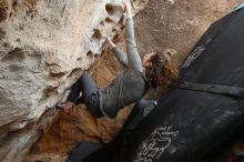 Bouldering in Hueco Tanks on 02/03/2019 with Blue Lizard Climbing and Yoga

Filename: SRM_20190203_1553550.jpg
Aperture: f/5.0
Shutter Speed: 1/200
Body: Canon EOS-1D Mark II
Lens: Canon EF 16-35mm f/2.8 L