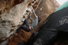 Bouldering in Hueco Tanks on 02/03/2019 with Blue Lizard Climbing and Yoga

Filename: SRM_20190203_1554370.jpg
Aperture: f/5.0
Shutter Speed: 1/320
Body: Canon EOS-1D Mark II
Lens: Canon EF 16-35mm f/2.8 L