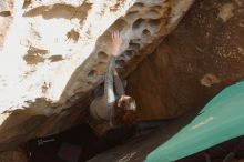 Bouldering in Hueco Tanks on 02/03/2019 with Blue Lizard Climbing and Yoga

Filename: SRM_20190203_1604070.jpg
Aperture: f/5.0
Shutter Speed: 1/1600
Body: Canon EOS-1D Mark II
Lens: Canon EF 16-35mm f/2.8 L