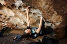 Bouldering in Hueco Tanks on 02/03/2019 with Blue Lizard Climbing and Yoga

Filename: SRM_20190203_1628211.jpg
Aperture: f/5.0
Shutter Speed: 1/400
Body: Canon EOS-1D Mark II
Lens: Canon EF 16-35mm f/2.8 L