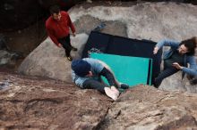 Bouldering in Hueco Tanks on 02/03/2019 with Blue Lizard Climbing and Yoga

Filename: SRM_20190203_1649430.jpg
Aperture: f/5.6
Shutter Speed: 1/250
Body: Canon EOS-1D Mark II
Lens: Canon EF 16-35mm f/2.8 L