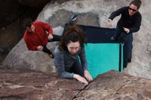 Bouldering in Hueco Tanks on 02/03/2019 with Blue Lizard Climbing and Yoga

Filename: SRM_20190203_1651070.jpg
Aperture: f/5.6
Shutter Speed: 1/200
Body: Canon EOS-1D Mark II
Lens: Canon EF 16-35mm f/2.8 L