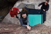 Bouldering in Hueco Tanks on 02/03/2019 with Blue Lizard Climbing and Yoga

Filename: SRM_20190203_1651071.jpg
Aperture: f/5.6
Shutter Speed: 1/200
Body: Canon EOS-1D Mark II
Lens: Canon EF 16-35mm f/2.8 L