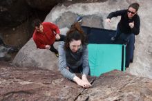 Bouldering in Hueco Tanks on 02/03/2019 with Blue Lizard Climbing and Yoga

Filename: SRM_20190203_1651120.jpg
Aperture: f/5.6
Shutter Speed: 1/200
Body: Canon EOS-1D Mark II
Lens: Canon EF 16-35mm f/2.8 L