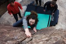 Bouldering in Hueco Tanks on 02/03/2019 with Blue Lizard Climbing and Yoga

Filename: SRM_20190203_1652250.jpg
Aperture: f/5.6
Shutter Speed: 1/320
Body: Canon EOS-1D Mark II
Lens: Canon EF 16-35mm f/2.8 L