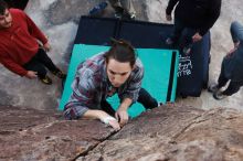 Bouldering in Hueco Tanks on 02/03/2019 with Blue Lizard Climbing and Yoga

Filename: SRM_20190203_1653380.jpg
Aperture: f/5.6
Shutter Speed: 1/250
Body: Canon EOS-1D Mark II
Lens: Canon EF 16-35mm f/2.8 L