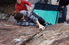 Bouldering in Hueco Tanks on 02/03/2019 with Blue Lizard Climbing and Yoga

Filename: SRM_20190203_1653530.jpg
Aperture: f/5.6
Shutter Speed: 1/250
Body: Canon EOS-1D Mark II
Lens: Canon EF 16-35mm f/2.8 L