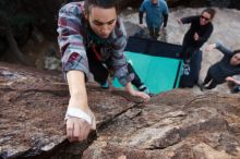 Bouldering in Hueco Tanks on 02/03/2019 with Blue Lizard Climbing and Yoga

Filename: SRM_20190203_1654140.jpg
Aperture: f/5.6
Shutter Speed: 1/320
Body: Canon EOS-1D Mark II
Lens: Canon EF 16-35mm f/2.8 L