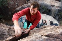 Bouldering in Hueco Tanks on 02/03/2019 with Blue Lizard Climbing and Yoga

Filename: SRM_20190203_1655160.jpg
Aperture: f/5.6
Shutter Speed: 1/200
Body: Canon EOS-1D Mark II
Lens: Canon EF 16-35mm f/2.8 L