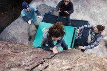 Bouldering in Hueco Tanks on 02/03/2019 with Blue Lizard Climbing and Yoga

Filename: SRM_20190203_1656020.jpg
Aperture: f/5.6
Shutter Speed: 1/200
Body: Canon EOS-1D Mark II
Lens: Canon EF 16-35mm f/2.8 L