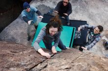 Bouldering in Hueco Tanks on 02/03/2019 with Blue Lizard Climbing and Yoga

Filename: SRM_20190203_1656040.jpg
Aperture: f/5.6
Shutter Speed: 1/250
Body: Canon EOS-1D Mark II
Lens: Canon EF 16-35mm f/2.8 L