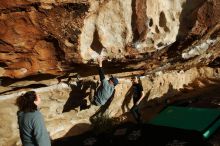 Bouldering in Hueco Tanks on 02/03/2019 with Blue Lizard Climbing and Yoga

Filename: SRM_20190203_1731230.jpg
Aperture: f/8.0
Shutter Speed: 1/320
Body: Canon EOS-1D Mark II
Lens: Canon EF 16-35mm f/2.8 L