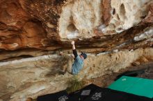 Bouldering in Hueco Tanks on 02/03/2019 with Blue Lizard Climbing and Yoga

Filename: SRM_20190203_1734000.jpg
Aperture: f/5.6
Shutter Speed: 1/500
Body: Canon EOS-1D Mark II
Lens: Canon EF 16-35mm f/2.8 L