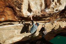 Bouldering in Hueco Tanks on 02/03/2019 with Blue Lizard Climbing and Yoga

Filename: SRM_20190203_1734510.jpg
Aperture: f/5.6
Shutter Speed: 1/2500
Body: Canon EOS-1D Mark II
Lens: Canon EF 16-35mm f/2.8 L