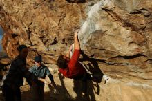 Bouldering in Hueco Tanks on 02/03/2019 with Blue Lizard Climbing and Yoga

Filename: SRM_20190203_1742020.jpg
Aperture: f/5.6
Shutter Speed: 1/1000
Body: Canon EOS-1D Mark II
Lens: Canon EF 16-35mm f/2.8 L