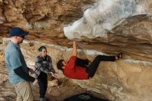 Bouldering in Hueco Tanks on 02/03/2019 with Blue Lizard Climbing and Yoga

Filename: SRM_20190203_1744030.jpg
Aperture: f/5.6
Shutter Speed: 1/100
Body: Canon EOS-1D Mark II
Lens: Canon EF 16-35mm f/2.8 L