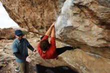 Bouldering in Hueco Tanks on 02/03/2019 with Blue Lizard Climbing and Yoga

Filename: SRM_20190203_1744300.jpg
Aperture: f/5.6
Shutter Speed: 1/400
Body: Canon EOS-1D Mark II
Lens: Canon EF 16-35mm f/2.8 L