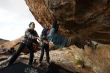 Bouldering in Hueco Tanks on 02/03/2019 with Blue Lizard Climbing and Yoga

Filename: SRM_20190203_1747380.jpg
Aperture: f/5.6
Shutter Speed: 1/320
Body: Canon EOS-1D Mark II
Lens: Canon EF 16-35mm f/2.8 L