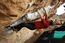 Bouldering in Hueco Tanks on 02/03/2019 with Blue Lizard Climbing and Yoga

Filename: SRM_20190203_1755481.jpg
Aperture: f/5.6
Shutter Speed: 1/200
Body: Canon EOS-1D Mark II
Lens: Canon EF 16-35mm f/2.8 L