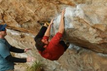 Bouldering in Hueco Tanks on 02/03/2019 with Blue Lizard Climbing and Yoga

Filename: SRM_20190203_1815110.jpg
Aperture: f/2.8
Shutter Speed: 1/500
Body: Canon EOS-1D Mark II
Lens: Canon EF 50mm f/1.8 II