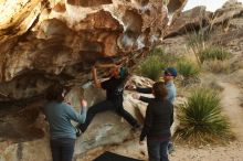 Bouldering in Hueco Tanks on 02/03/2019 with Blue Lizard Climbing and Yoga

Filename: SRM_20190203_1822350.jpg
Aperture: f/4.0
Shutter Speed: 1/320
Body: Canon EOS-1D Mark II
Lens: Canon EF 50mm f/1.8 II