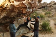 Bouldering in Hueco Tanks on 02/03/2019 with Blue Lizard Climbing and Yoga

Filename: SRM_20190203_1822390.jpg
Aperture: f/4.0
Shutter Speed: 1/320
Body: Canon EOS-1D Mark II
Lens: Canon EF 50mm f/1.8 II