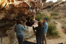 Bouldering in Hueco Tanks on 02/03/2019 with Blue Lizard Climbing and Yoga

Filename: SRM_20190203_1823020.jpg
Aperture: f/4.0
Shutter Speed: 1/400
Body: Canon EOS-1D Mark II
Lens: Canon EF 50mm f/1.8 II