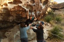 Bouldering in Hueco Tanks on 02/03/2019 with Blue Lizard Climbing and Yoga

Filename: SRM_20190203_1823130.jpg
Aperture: f/4.0
Shutter Speed: 1/400
Body: Canon EOS-1D Mark II
Lens: Canon EF 50mm f/1.8 II