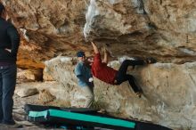 Bouldering in Hueco Tanks on 02/03/2019 with Blue Lizard Climbing and Yoga

Filename: SRM_20190203_1829160.jpg
Aperture: f/4.0
Shutter Speed: 1/250
Body: Canon EOS-1D Mark II
Lens: Canon EF 50mm f/1.8 II