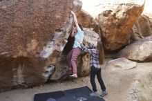Bouldering in Hueco Tanks on 02/02/2019 with Blue Lizard Climbing and Yoga

Filename: SRM_20190202_1101200.jpg
Aperture: f/4.0
Shutter Speed: 1/320
Body: Canon EOS-1D Mark II
Lens: Canon EF 16-35mm f/2.8 L