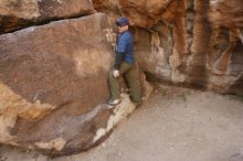 Bouldering in Hueco Tanks on 02/02/2019 with Blue Lizard Climbing and Yoga

Filename: SRM_20190202_1104270.jpg
Aperture: f/5.6
Shutter Speed: 1/200
Body: Canon EOS-1D Mark II
Lens: Canon EF 16-35mm f/2.8 L