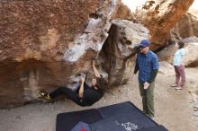 Bouldering in Hueco Tanks on 02/02/2019 with Blue Lizard Climbing and Yoga

Filename: SRM_20190202_1106180.jpg
Aperture: f/5.6
Shutter Speed: 1/250
Body: Canon EOS-1D Mark II
Lens: Canon EF 16-35mm f/2.8 L