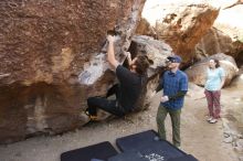 Bouldering in Hueco Tanks on 02/02/2019 with Blue Lizard Climbing and Yoga

Filename: SRM_20190202_1106280.jpg
Aperture: f/5.6
Shutter Speed: 1/250
Body: Canon EOS-1D Mark II
Lens: Canon EF 16-35mm f/2.8 L
