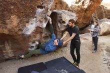 Bouldering in Hueco Tanks on 02/02/2019 with Blue Lizard Climbing and Yoga

Filename: SRM_20190202_1108510.jpg
Aperture: f/5.6
Shutter Speed: 1/250
Body: Canon EOS-1D Mark II
Lens: Canon EF 16-35mm f/2.8 L