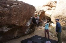 Bouldering in Hueco Tanks on 02/02/2019 with Blue Lizard Climbing and Yoga

Filename: SRM_20190202_1111280.jpg
Aperture: f/5.6
Shutter Speed: 1/640
Body: Canon EOS-1D Mark II
Lens: Canon EF 16-35mm f/2.8 L