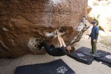 Bouldering in Hueco Tanks on 02/02/2019 with Blue Lizard Climbing and Yoga

Filename: SRM_20190202_1114160.jpg
Aperture: f/5.6
Shutter Speed: 1/200
Body: Canon EOS-1D Mark II
Lens: Canon EF 16-35mm f/2.8 L