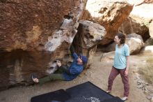 Bouldering in Hueco Tanks on 02/02/2019 with Blue Lizard Climbing and Yoga

Filename: SRM_20190202_1114370.jpg
Aperture: f/5.6
Shutter Speed: 1/320
Body: Canon EOS-1D Mark II
Lens: Canon EF 16-35mm f/2.8 L