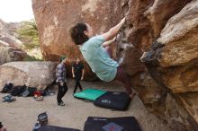 Bouldering in Hueco Tanks on 02/02/2019 with Blue Lizard Climbing and Yoga

Filename: SRM_20190202_1116250.jpg
Aperture: f/5.6
Shutter Speed: 1/400
Body: Canon EOS-1D Mark II
Lens: Canon EF 16-35mm f/2.8 L