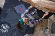 Bouldering in Hueco Tanks on 02/02/2019 with Blue Lizard Climbing and Yoga

Filename: SRM_20190202_1131050.jpg
Aperture: f/3.5
Shutter Speed: 1/320
Body: Canon EOS-1D Mark II
Lens: Canon EF 50mm f/1.8 II