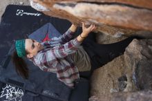 Bouldering in Hueco Tanks on 02/02/2019 with Blue Lizard Climbing and Yoga

Filename: SRM_20190202_1131100.jpg
Aperture: f/4.0
Shutter Speed: 1/320
Body: Canon EOS-1D Mark II
Lens: Canon EF 50mm f/1.8 II