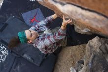 Bouldering in Hueco Tanks on 02/02/2019 with Blue Lizard Climbing and Yoga

Filename: SRM_20190202_1131391.jpg
Aperture: f/3.5
Shutter Speed: 1/320
Body: Canon EOS-1D Mark II
Lens: Canon EF 50mm f/1.8 II