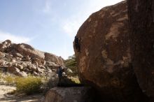 Bouldering in Hueco Tanks on 02/02/2019 with Blue Lizard Climbing and Yoga

Filename: SRM_20190202_1141320.jpg
Aperture: f/5.6
Shutter Speed: 1/640
Body: Canon EOS-1D Mark II
Lens: Canon EF 16-35mm f/2.8 L