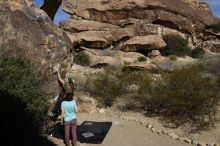 Bouldering in Hueco Tanks on 02/02/2019 with Blue Lizard Climbing and Yoga

Filename: SRM_20190202_1143150.jpg
Aperture: f/5.6
Shutter Speed: 1/500
Body: Canon EOS-1D Mark II
Lens: Canon EF 16-35mm f/2.8 L