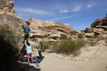 Bouldering in Hueco Tanks on 02/02/2019 with Blue Lizard Climbing and Yoga

Filename: SRM_20190202_1159450.jpg
Aperture: f/5.6
Shutter Speed: 1/640
Body: Canon EOS-1D Mark II
Lens: Canon EF 16-35mm f/2.8 L