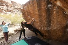 Bouldering in Hueco Tanks on 02/02/2019 with Blue Lizard Climbing and Yoga

Filename: SRM_20190202_1206480.jpg
Aperture: f/5.6
Shutter Speed: 1/400
Body: Canon EOS-1D Mark II
Lens: Canon EF 16-35mm f/2.8 L