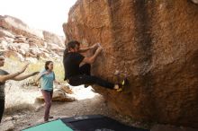 Bouldering in Hueco Tanks on 02/02/2019 with Blue Lizard Climbing and Yoga

Filename: SRM_20190202_1212150.jpg
Aperture: f/5.6
Shutter Speed: 1/400
Body: Canon EOS-1D Mark II
Lens: Canon EF 16-35mm f/2.8 L