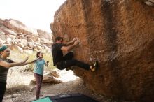 Bouldering in Hueco Tanks on 02/02/2019 with Blue Lizard Climbing and Yoga

Filename: SRM_20190202_1212200.jpg
Aperture: f/5.6
Shutter Speed: 1/400
Body: Canon EOS-1D Mark II
Lens: Canon EF 16-35mm f/2.8 L