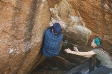 Bouldering in Hueco Tanks on 02/02/2019 with Blue Lizard Climbing and Yoga

Filename: SRM_20190202_1228050.jpg
Aperture: f/2.5
Shutter Speed: 1/320
Body: Canon EOS-1D Mark II
Lens: Canon EF 50mm f/1.8 II