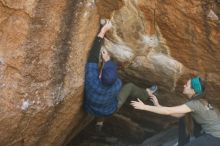 Bouldering in Hueco Tanks on 02/02/2019 with Blue Lizard Climbing and Yoga

Filename: SRM_20190202_1228060.jpg
Aperture: f/2.8
Shutter Speed: 1/320
Body: Canon EOS-1D Mark II
Lens: Canon EF 50mm f/1.8 II